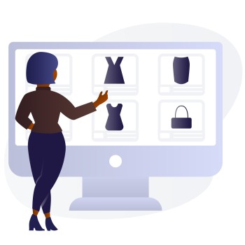 black-woman-buying-online